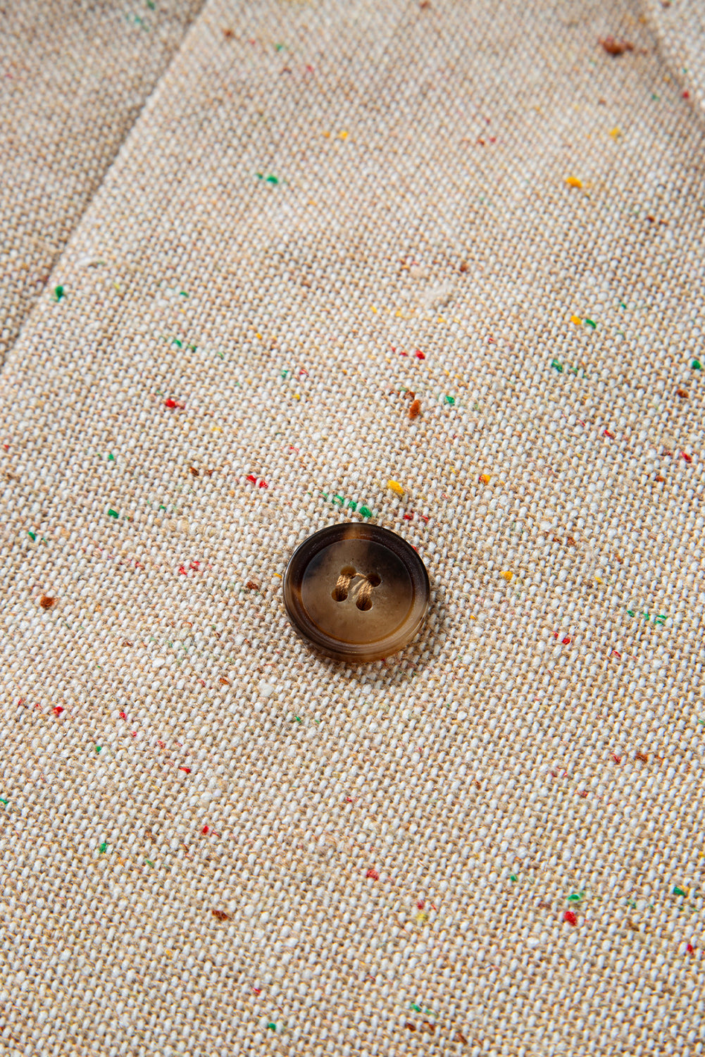 Oatmeal Single Breasted Elegant Suit Jacket - Glimmer Road