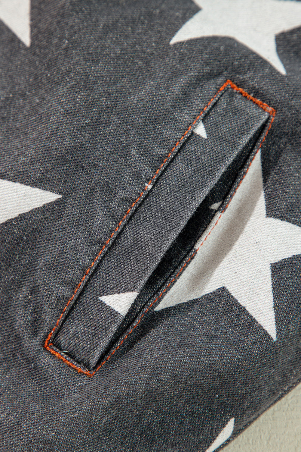 Black Star Snakeskin Printed Patchwork Denim Jacket - Glimmer Road