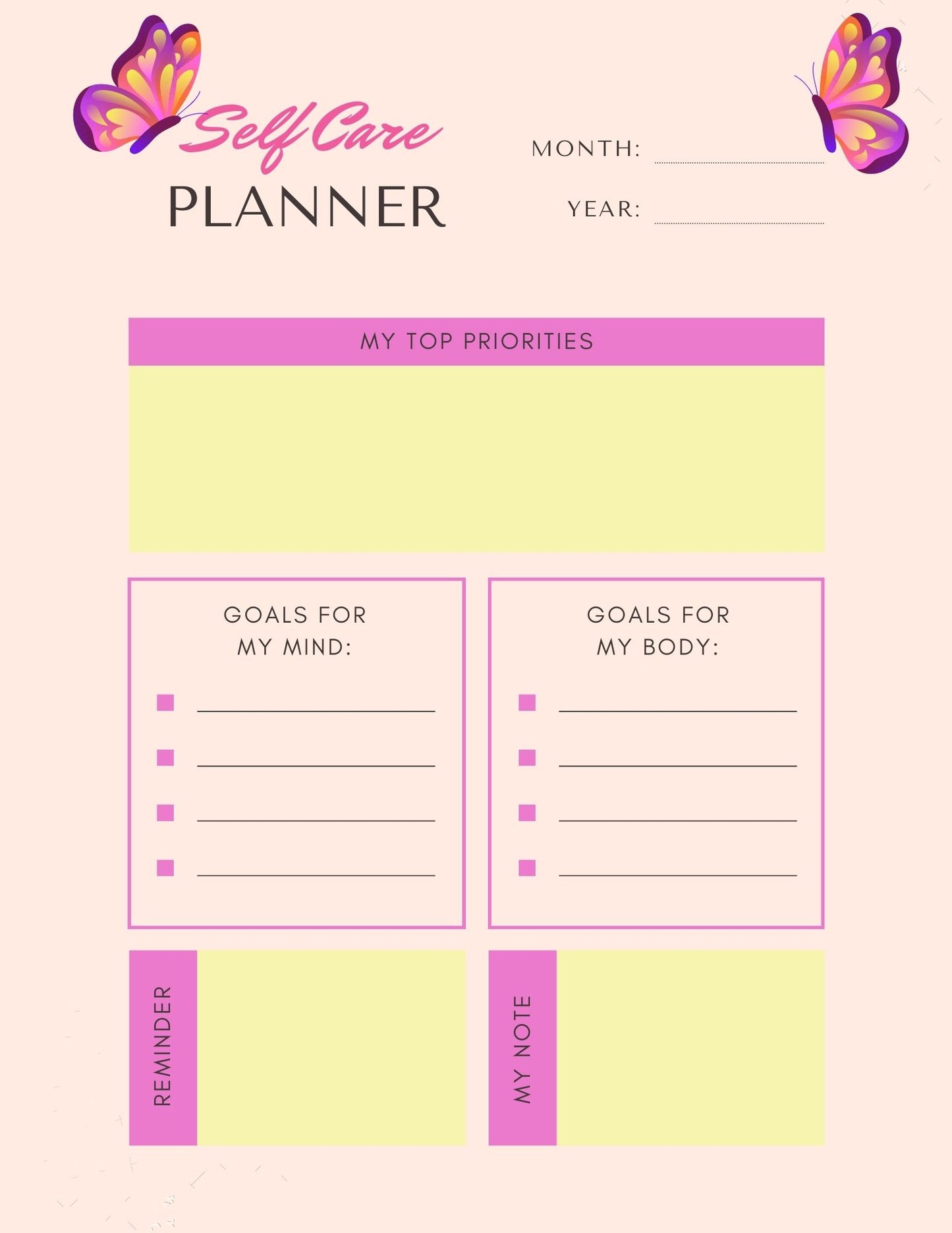 Self-love Journal