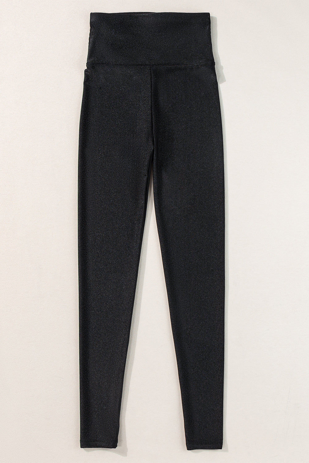 Black High Rise Tight Leggings with Waist Cincher - Glimmer Road