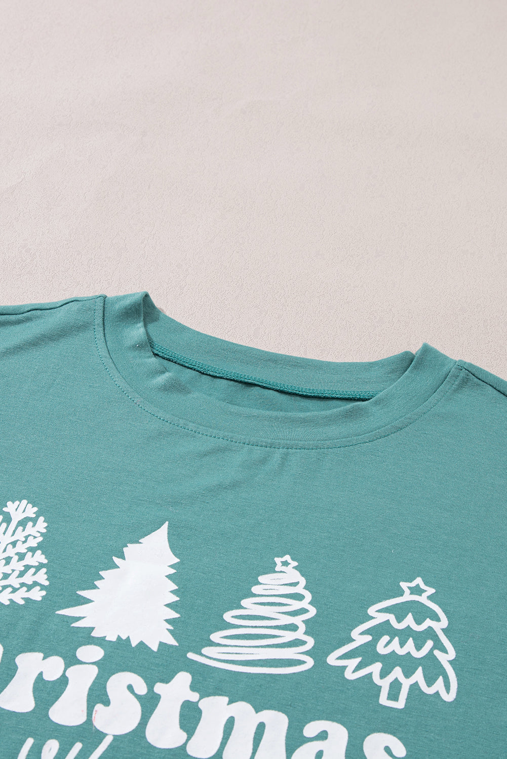 Skobeloff Christmas Tree Print Tee and Pants Lounge Set - Glimmer Road