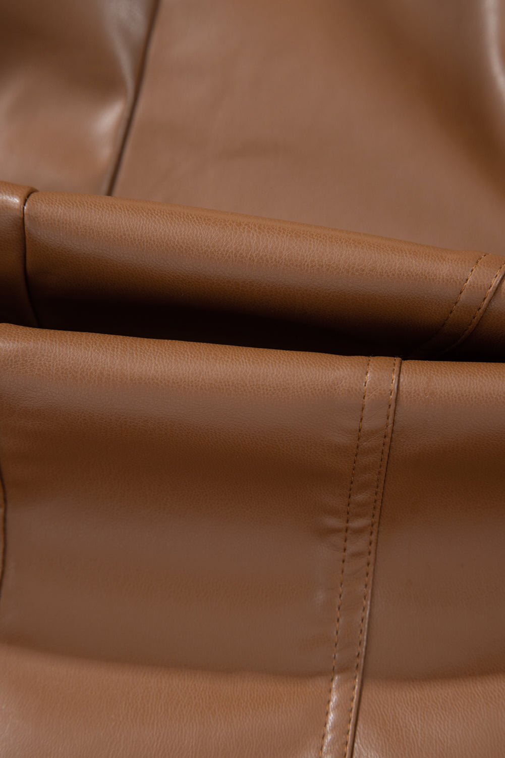 Black Solid Faux Leather Zipper Slim Fit Bomber Jacket - Glimmer Road