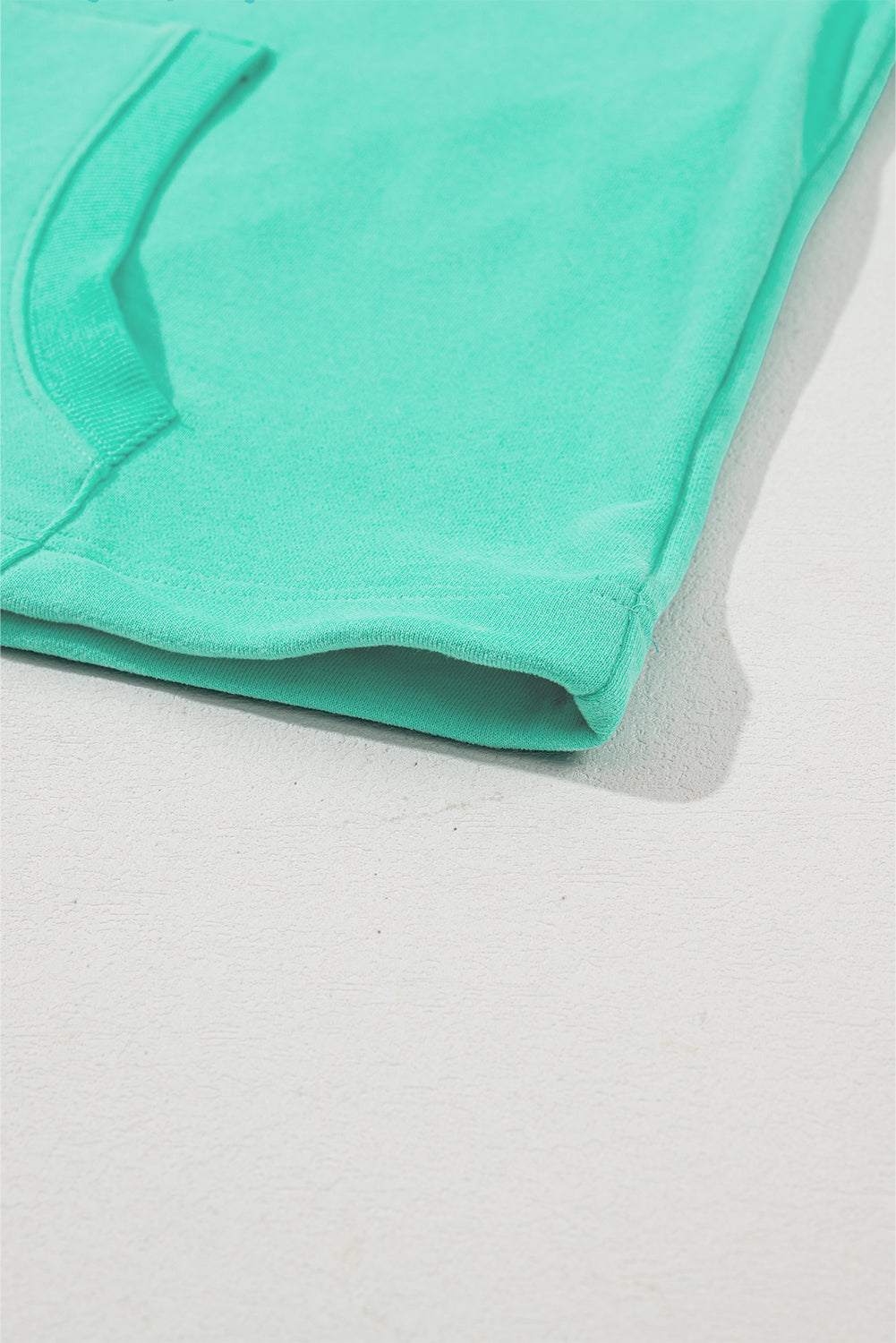 Orange Solid Kangaroo Pocket Half Zipper Oversized Hoodie - Glimmer Road
