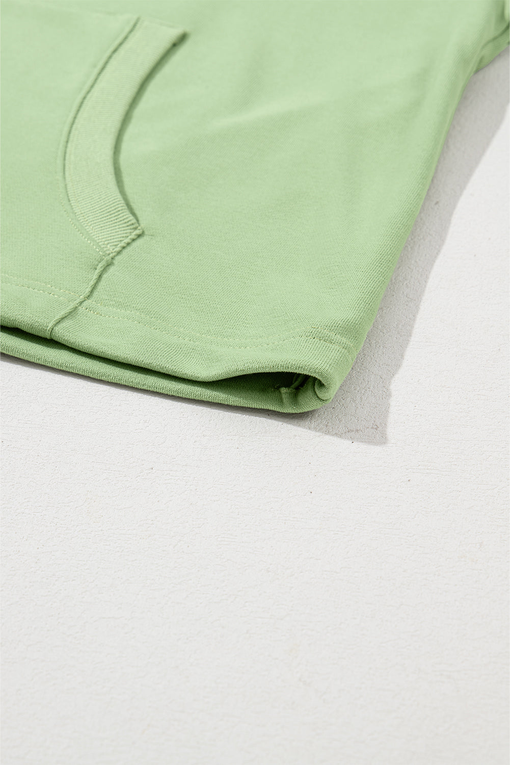 Orange Solid Kangaroo Pocket Half Zipper Oversized Hoodie - Glimmer Road