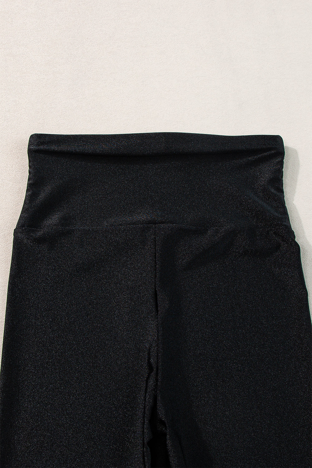 Black High Rise Tight Leggings with Waist Cincher - Glimmer Road