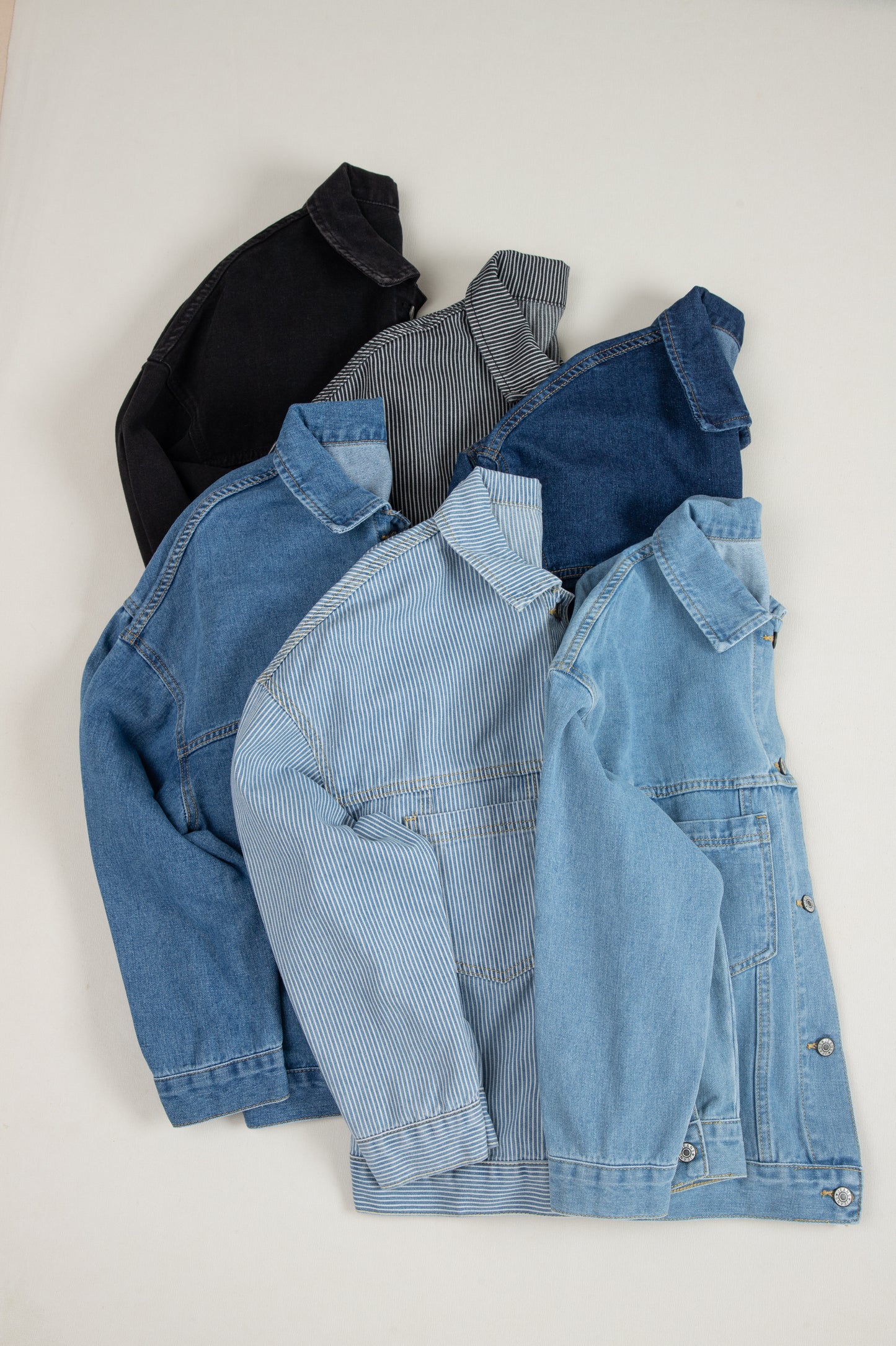 Wild Wind Washed Oversize Pocketed Denim Jacket - Glimmer Road
