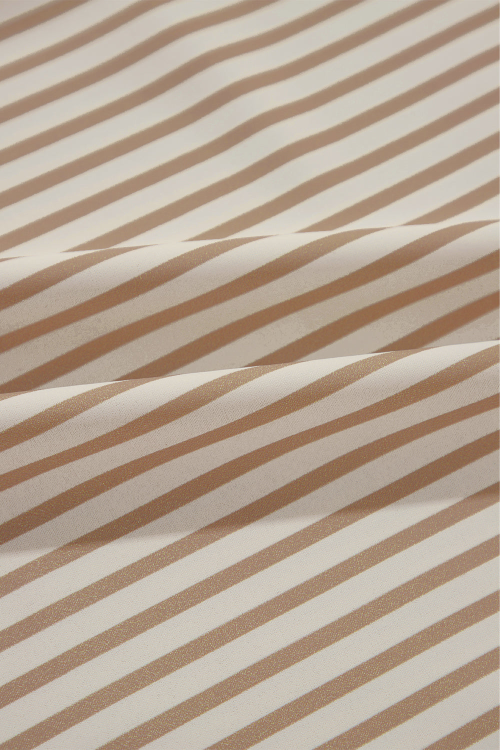 Khaki Stripe Print Wide Leg Drawstring Pants - Glimmer Road