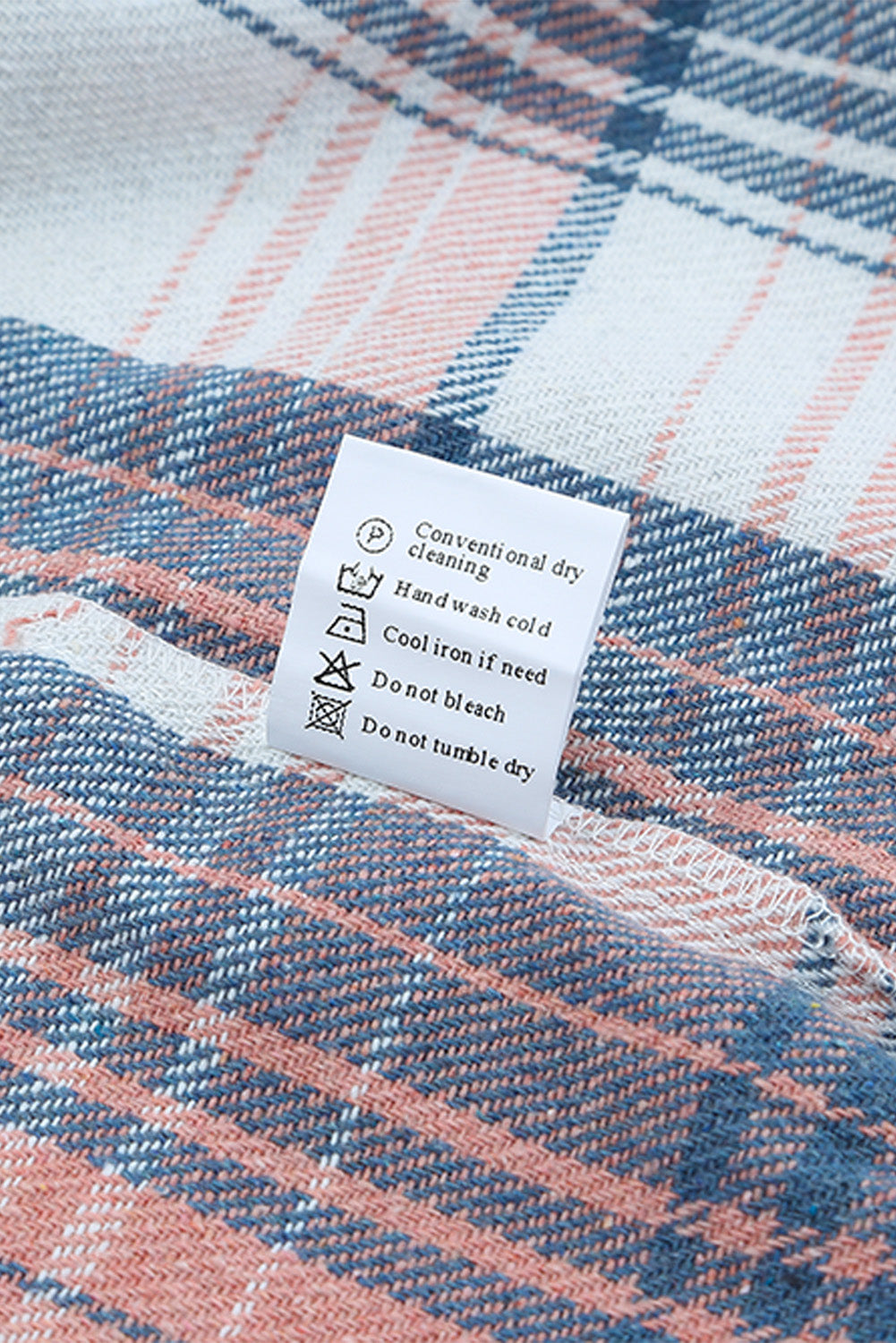Pink Black/Pink Plaid Flap Pockets Shacket - Glimmer Road