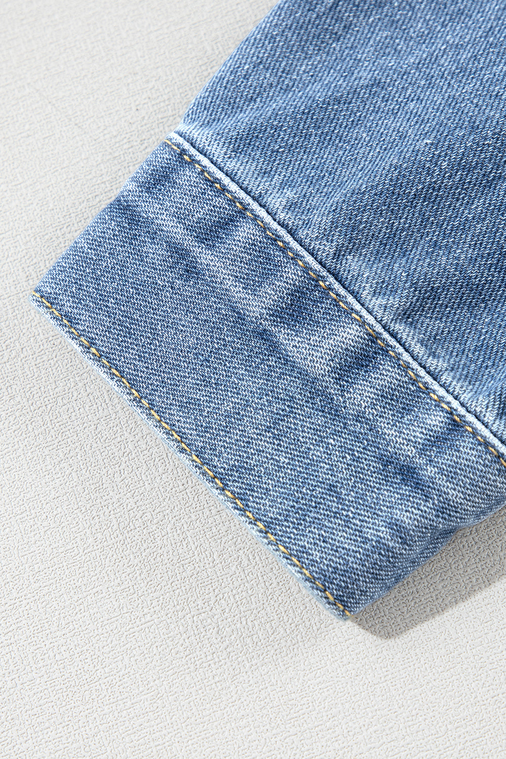 Wild Wind Washed Oversize Pocketed Denim Jacket - Glimmer Road