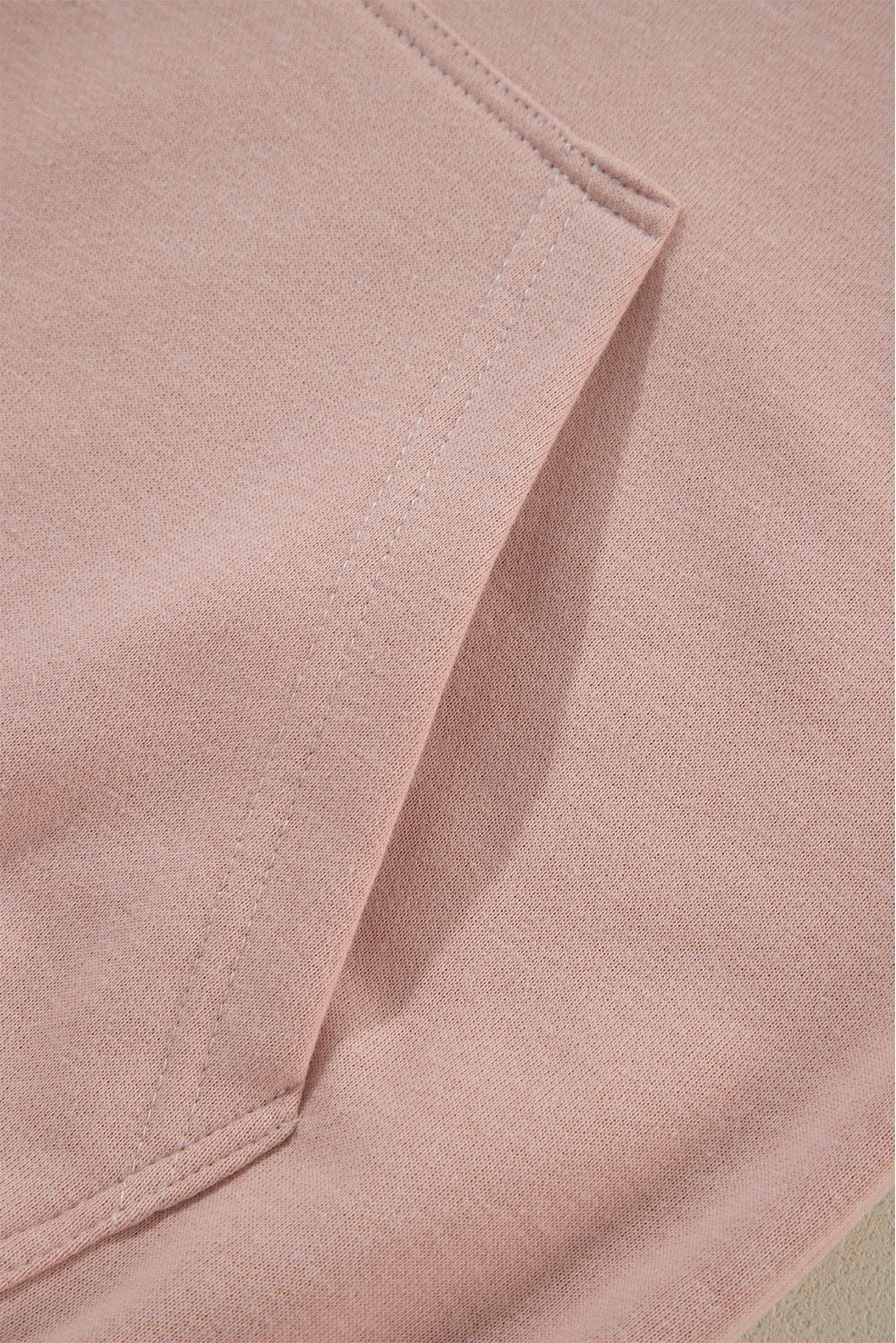 Fushia Solid Color Rivet Stud Raglan Sleeve Hoodie with Pocket - Glimmer Road