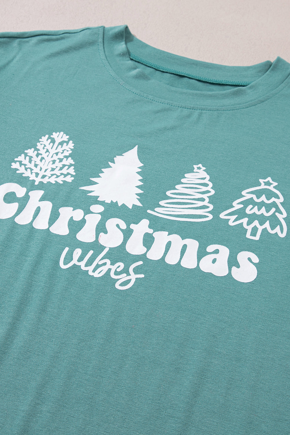 Skobeloff Christmas Tree Print Tee and Pants Lounge Set - Glimmer Road