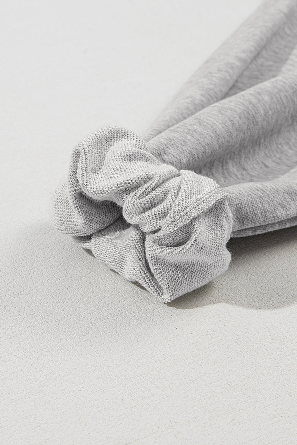 Light Grey Solid Kangaroo Pocket Half Zipper Oversized Hoodie - Glimmer Road 