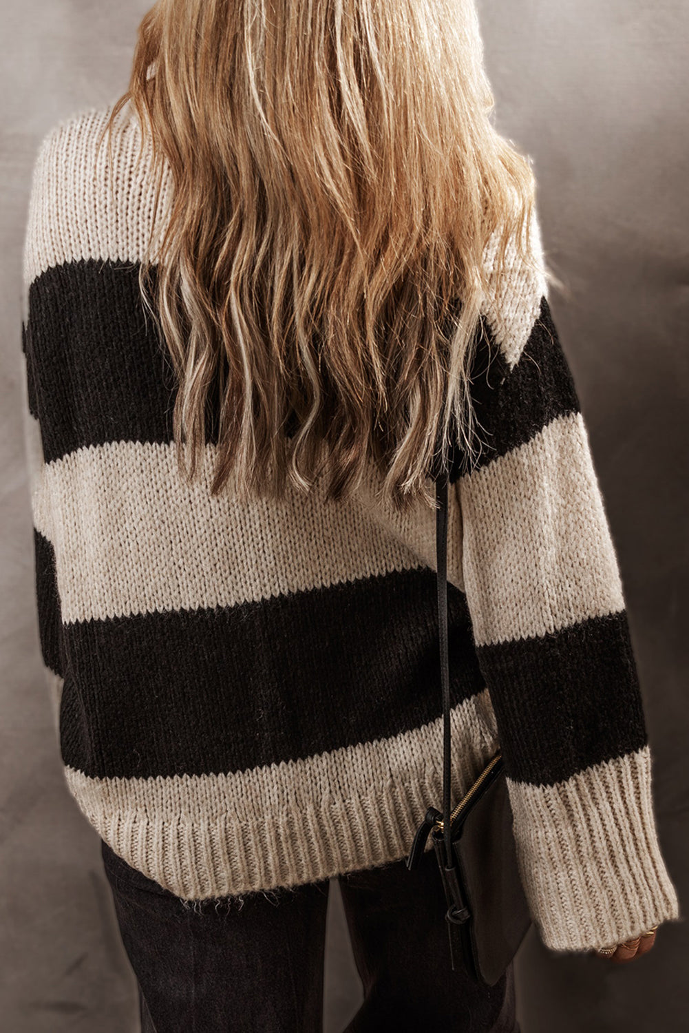Jet Stream Colorblock Loose Pullover Sweater - Glimmer Road 