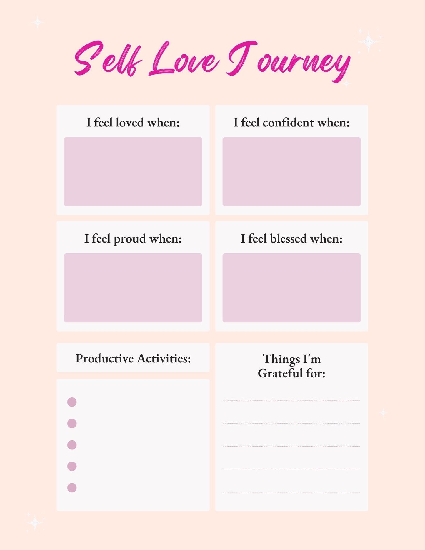 Self-love Journal