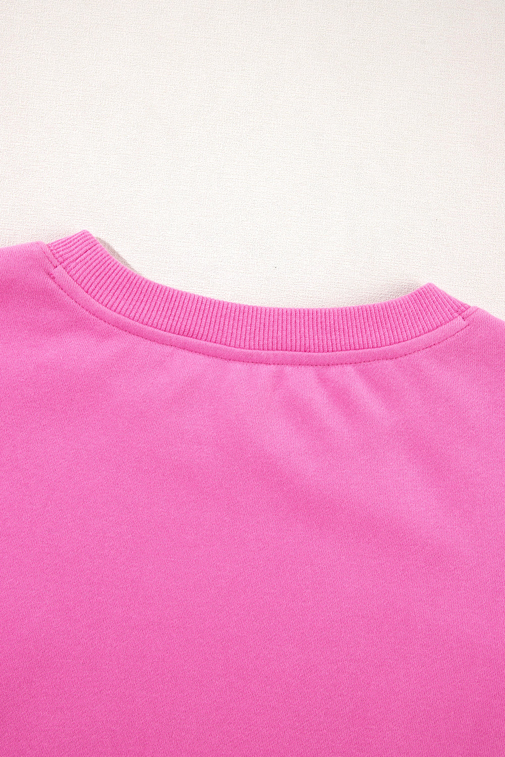 Smoke Green Solid Fleece Lined Drop Shoulder Terry Sweatshirt - Glimmer Road 