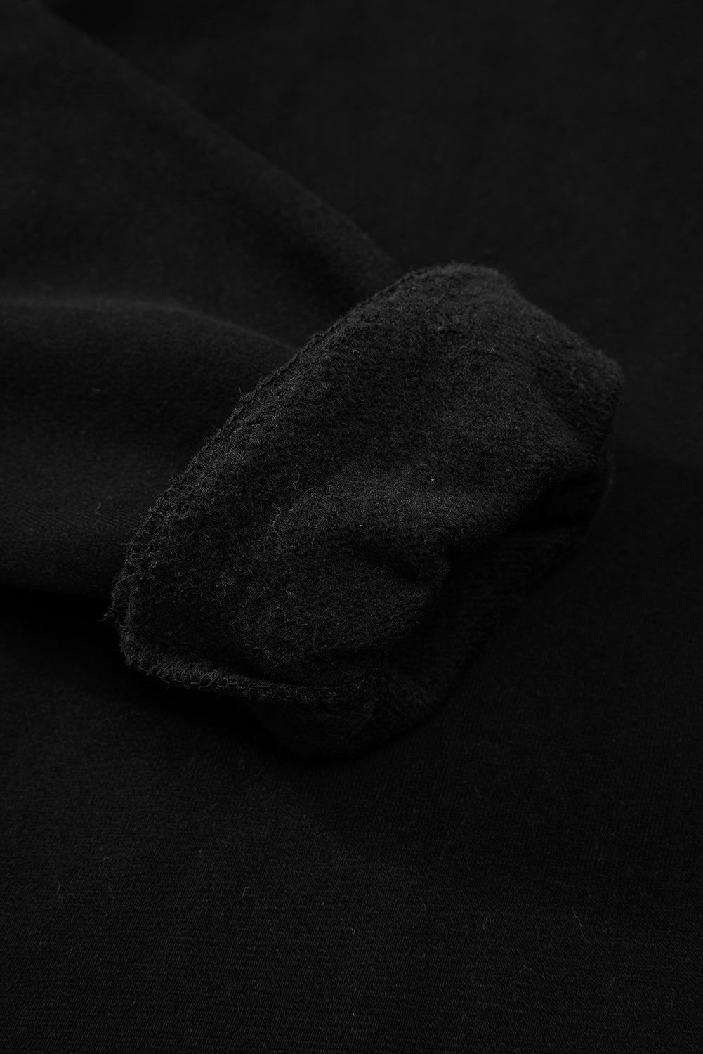 Smoke Green Solid Fleece Lined Drop Shoulder Terry Sweatshirt - Glimmer Road 