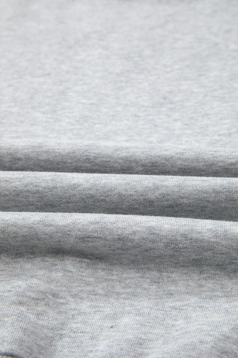 Smoke Green Solid Fleece Lined Drop Shoulder Terry Sweatshirt - Glimmer Road 