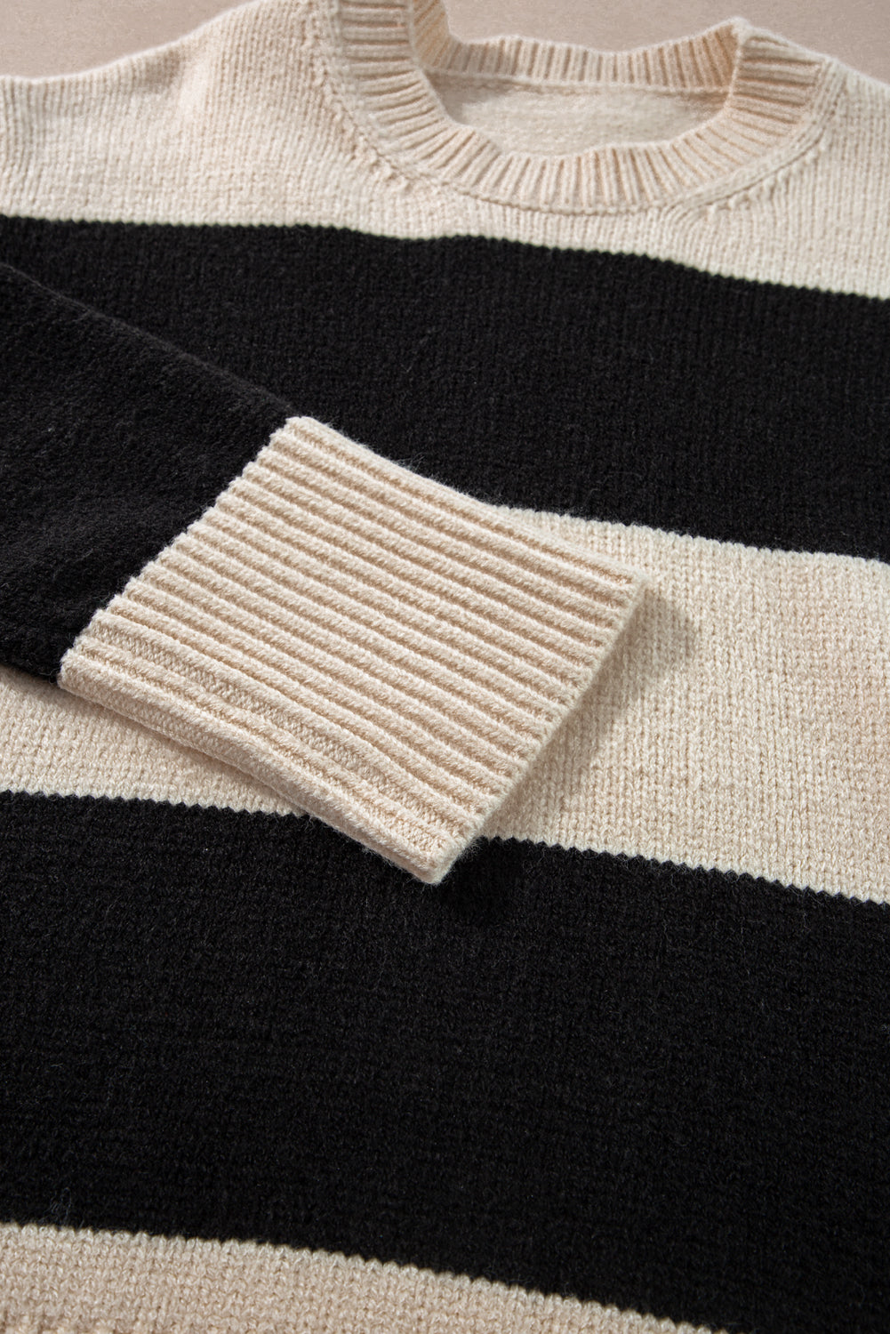 Jet Stream Colorblock Loose Pullover Sweater - Glimmer Road 