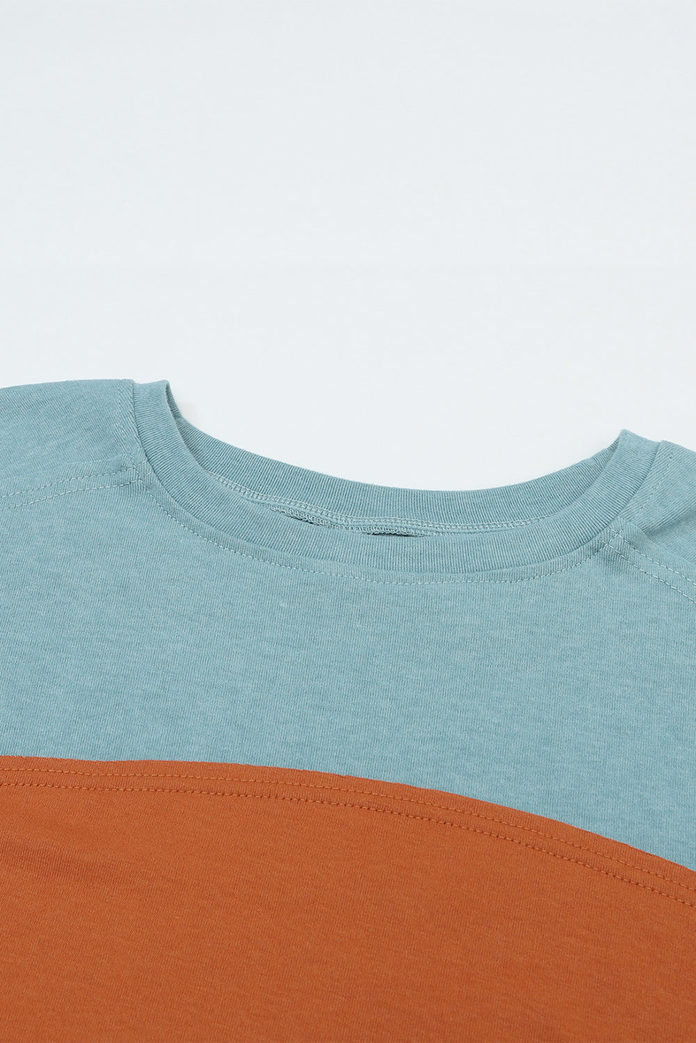 Green Colorblock Striped Bishop Sleeve Top - Glimmer Road 