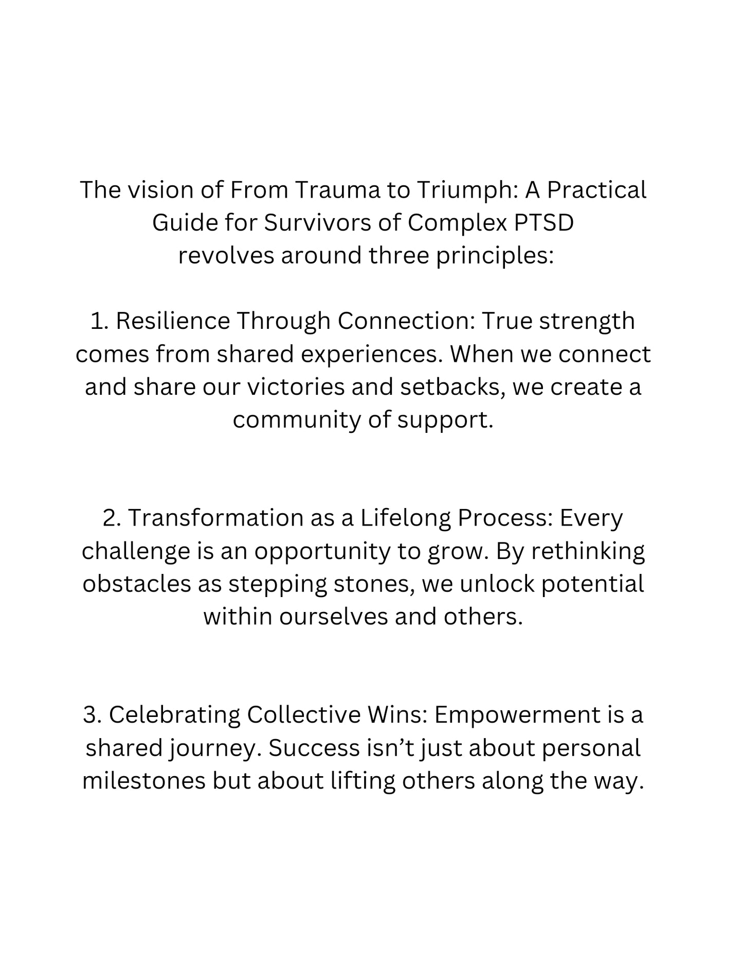 From Trauma to Triumph: A Practical Guide for Survivors of cPTSD