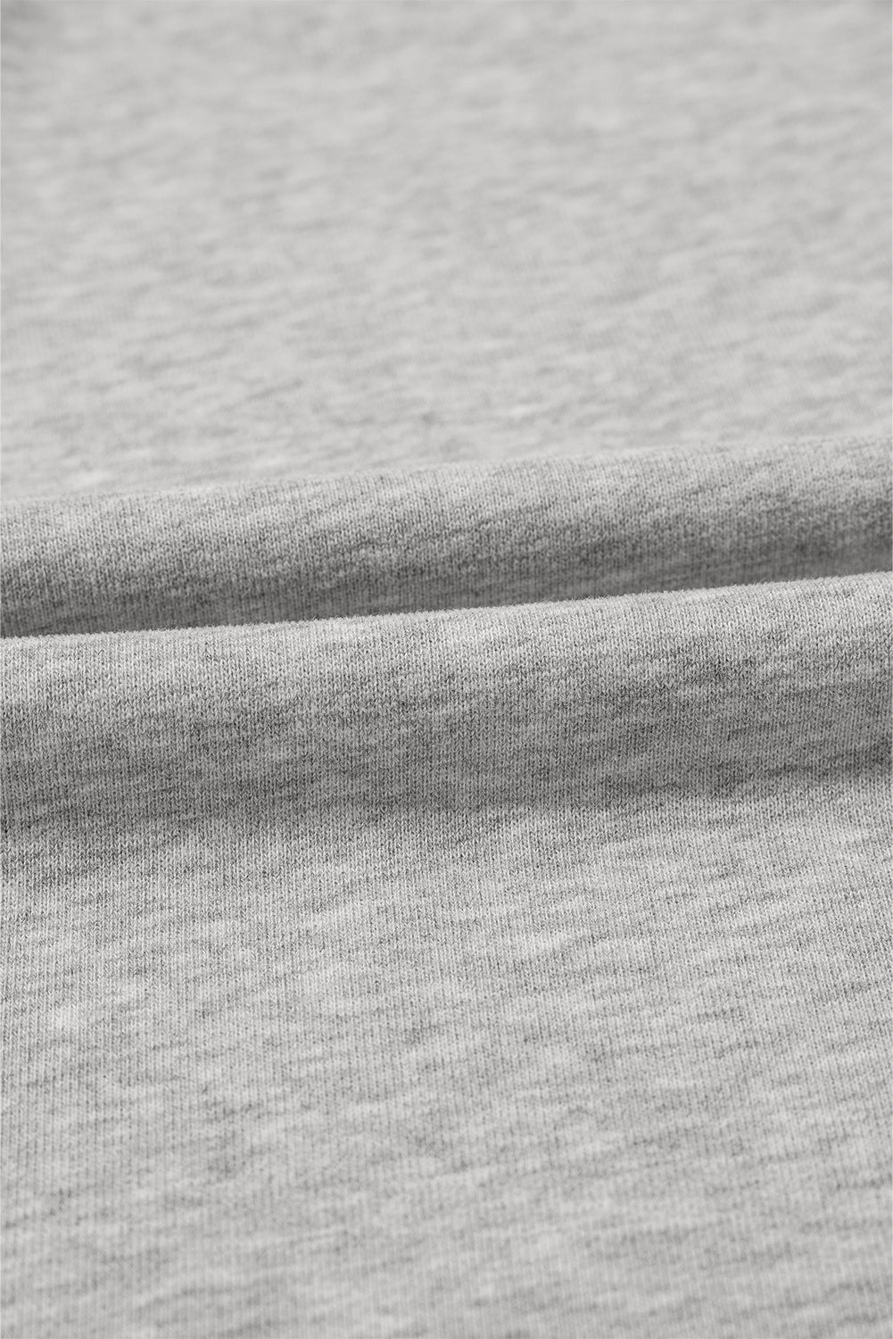 Light Grey Solid Kangaroo Pocket Half Zipper Oversized Hoodie - Glimmer Road 