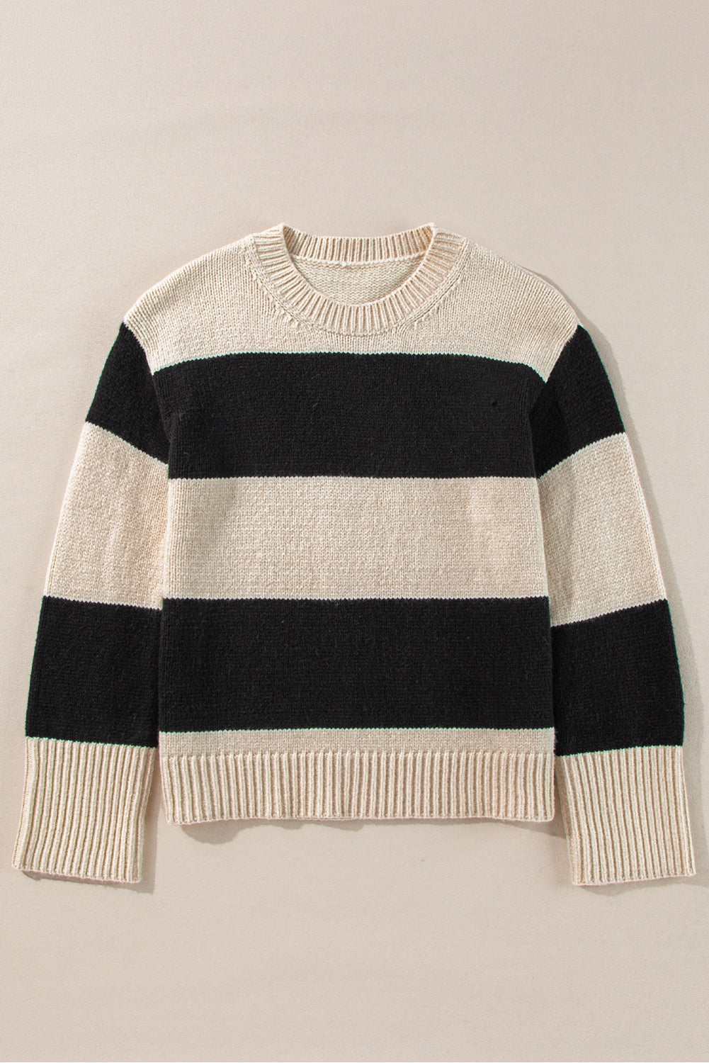 Jet Stream Colorblock Loose Pullover Sweater - Glimmer Road 