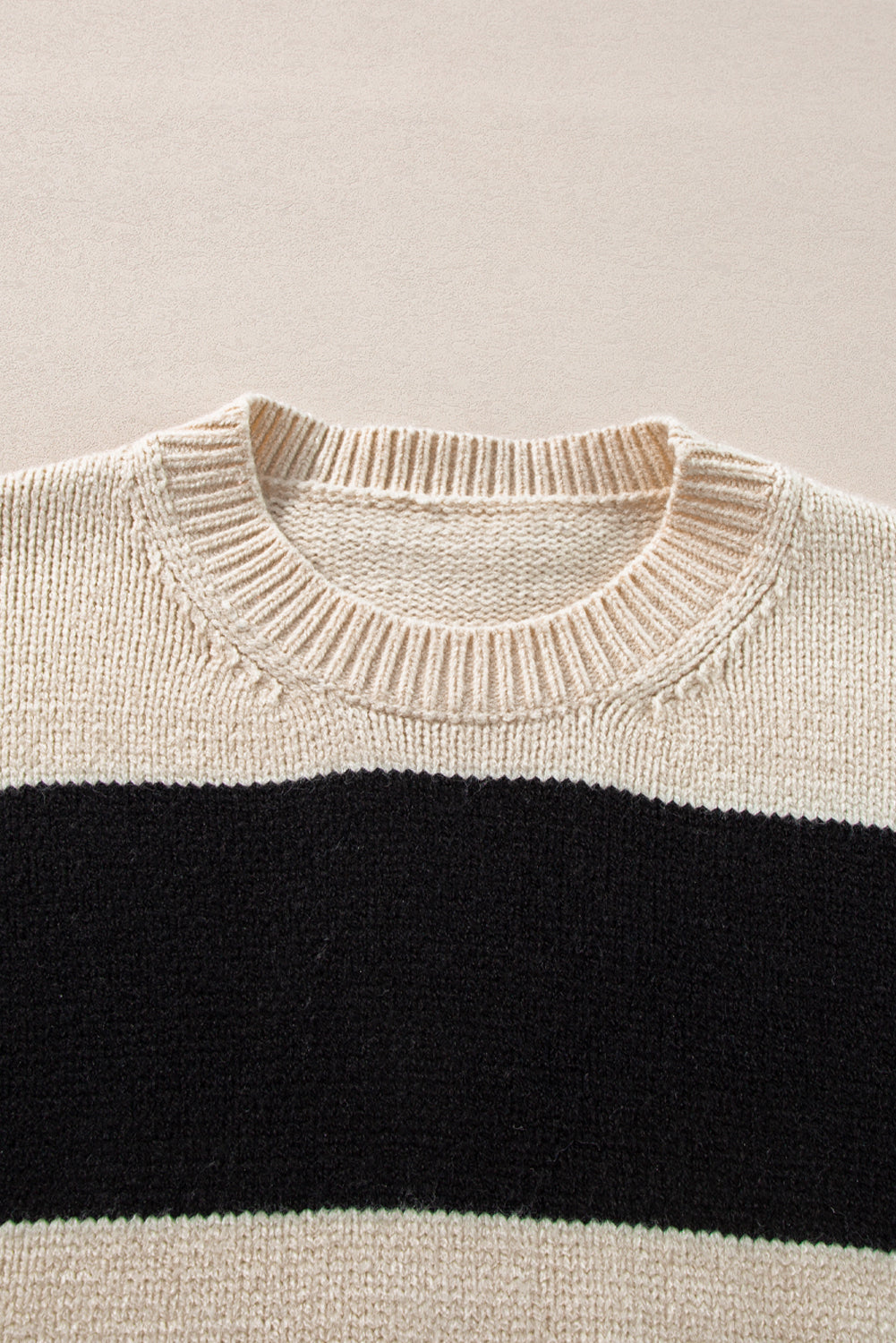 Jet Stream Colorblock Loose Pullover Sweater - Glimmer Road 