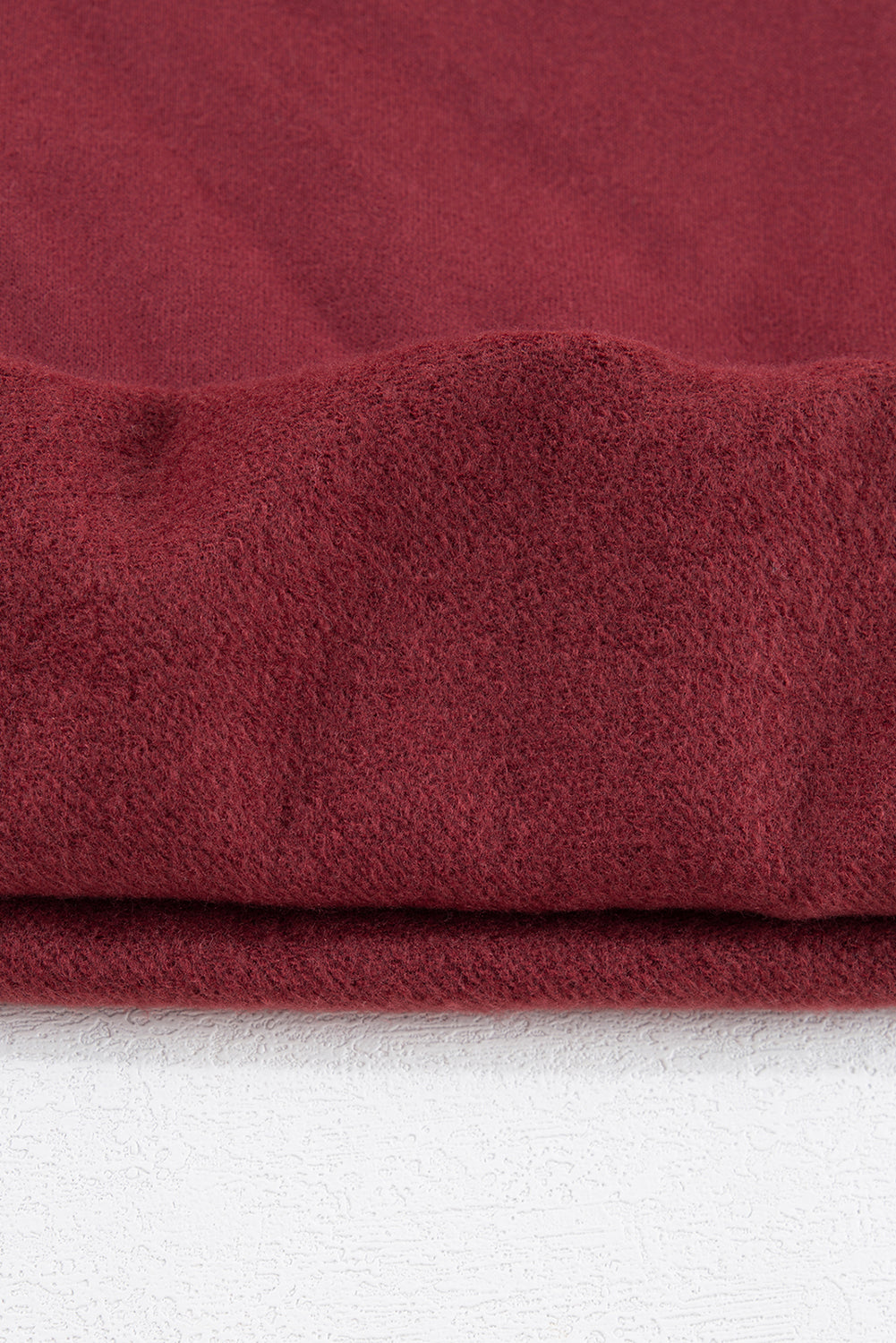 Smoke Green Solid Fleece Lined Drop Shoulder Terry Sweatshirt - Glimmer Road 