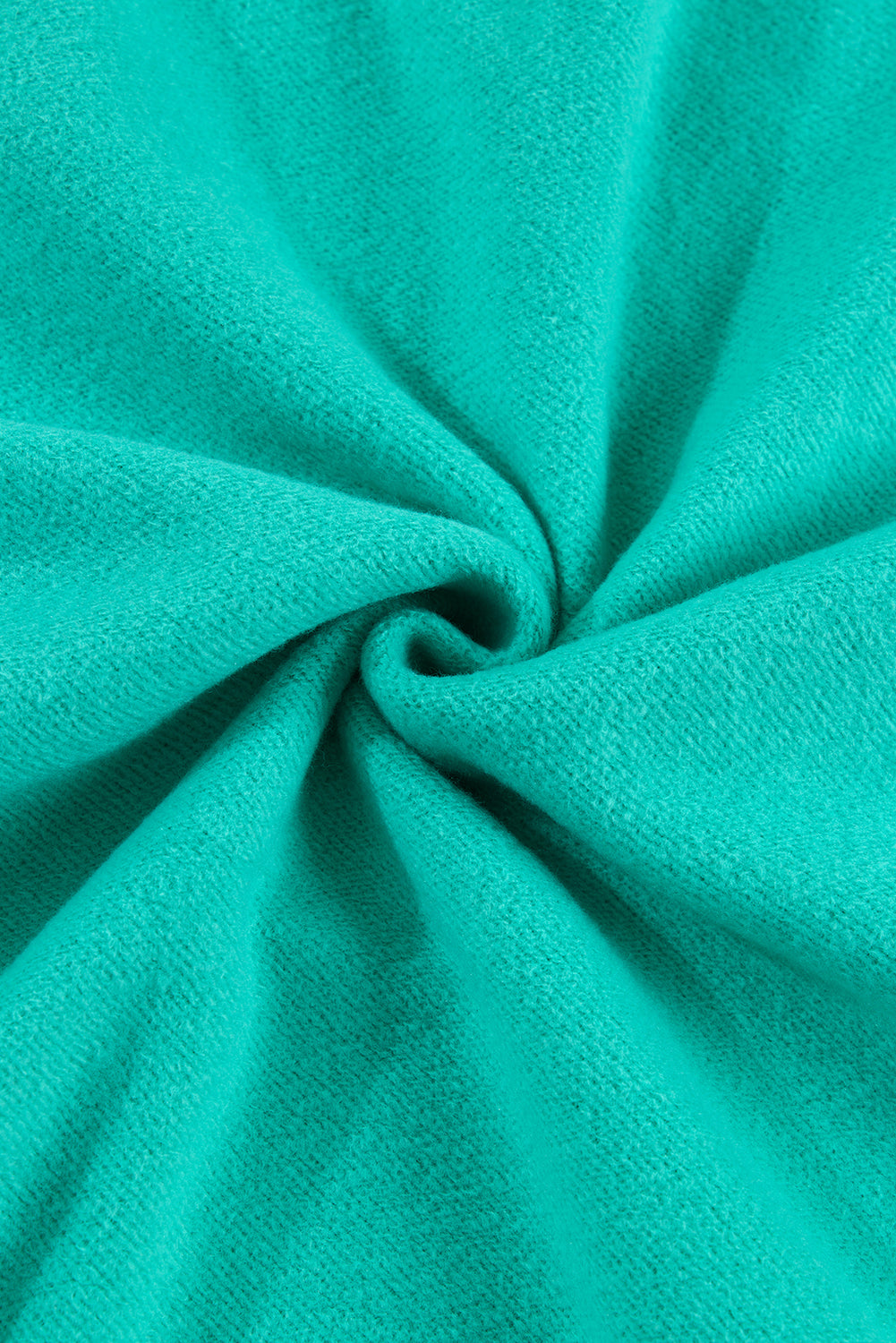 Smoke Green Solid Fleece Lined Drop Shoulder Terry Sweatshirt - Glimmer Road 