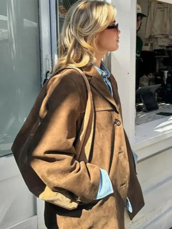 Vintage Suede Jacket Coat